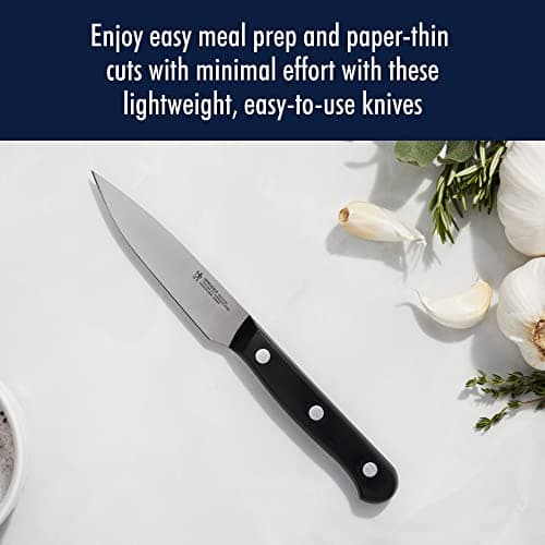 HENCKELS Solution Self-Sharpening Knife Set, 20 Pieces, Chef Knife, Bread Knife, Meat Knife, German Technology, Knowledged Mastery for Over 100 Years, Stainless Steel