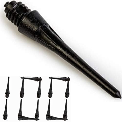 IgnatGames Soft Dart Tips Set - 100 Pack Plastic Darts Tips with 2BA Thread and Custom Locking Holes for a Snug Fit