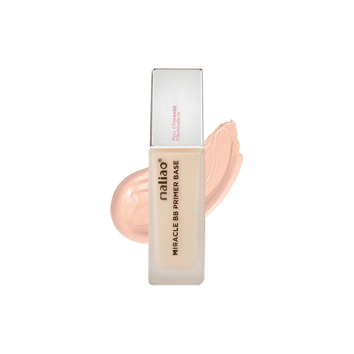 Maliao Super Stay Full Coverage Miracle BB Primer Base Foundation - Ultimate Beauty Fusion (SOFT IVORY)