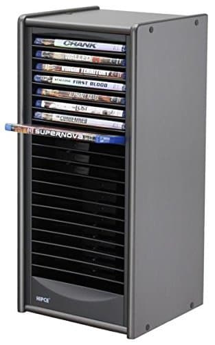 One Touch Blu-Ray Disc Tower - Stackable (Dark Silver)