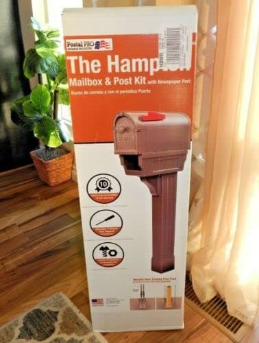Postal Pro Hampton All-in-One Mailboxes Kit, Bronze