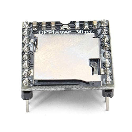 Capacitors DFPlayer Mini MP3 Player Module MP3 Voice Audio Decoder Board Supporting TF Card U-Disk IO/Serial Port/AD - products that work with official boards 3Pcs