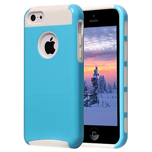 iPhone 5C Case, AUMIAU Cute Shockproof Armor Denfender Case for iPhone 5C