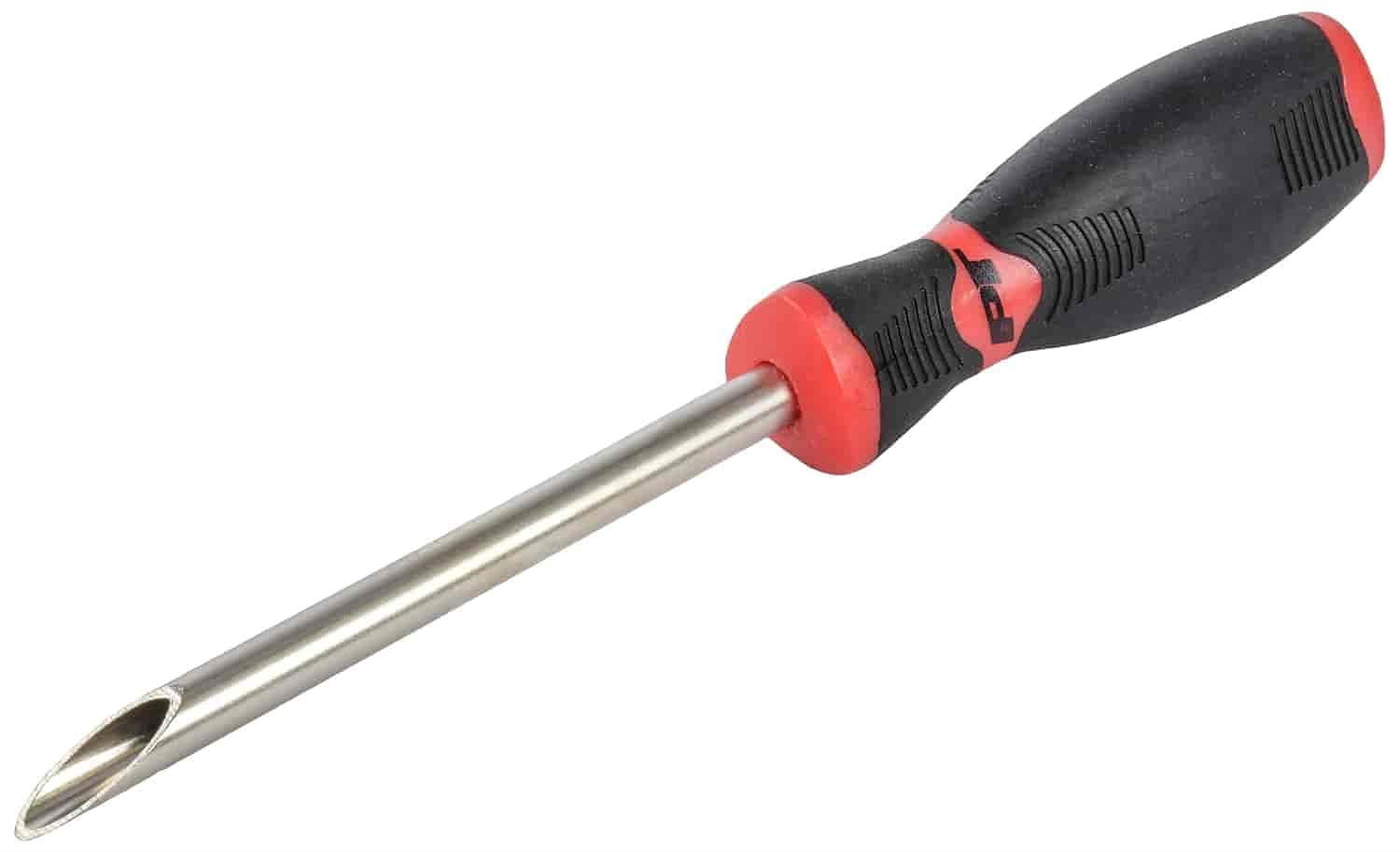 JEGS Firewall Grommet Wire Insertion Tool | Piercing Tip | 4 Inch Long Stainless Steel Tube | 4 Inch Long Tri-Grip Handle | 1/4 Inch Wiring Hole Diameter