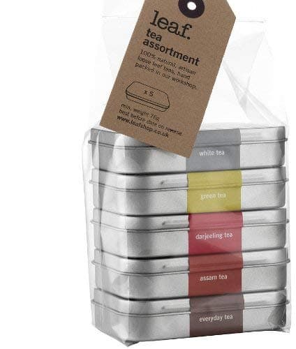 Tea Gift: 5 Tea tin Assortment