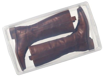 STORE Ladies Clear Plastic Boot Storage Box