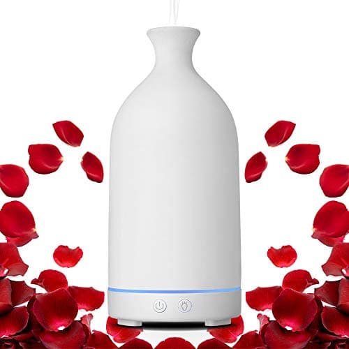 Hand-Crafted Stone Diffusers for Essential Oils, Aromatherapy Essential Oils Diffuser Humidifier, 100ml Ceramic Diffuser for Kids Room/Office/Home, Mother's Day Gift Idea, DIY the Diffuser by Yourself