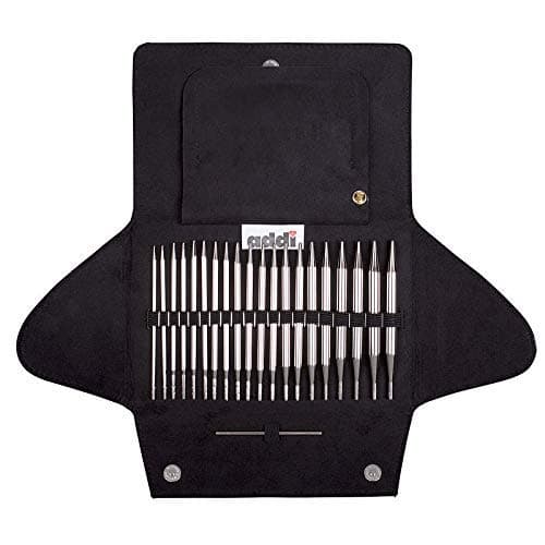 addiClick Basic Interchangeable Circular Knitting Needle System with Gold Cords