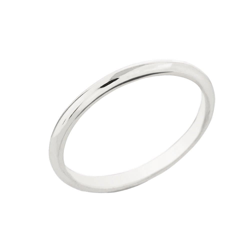 925 Sterling Silver 2 mm Thumb Ring