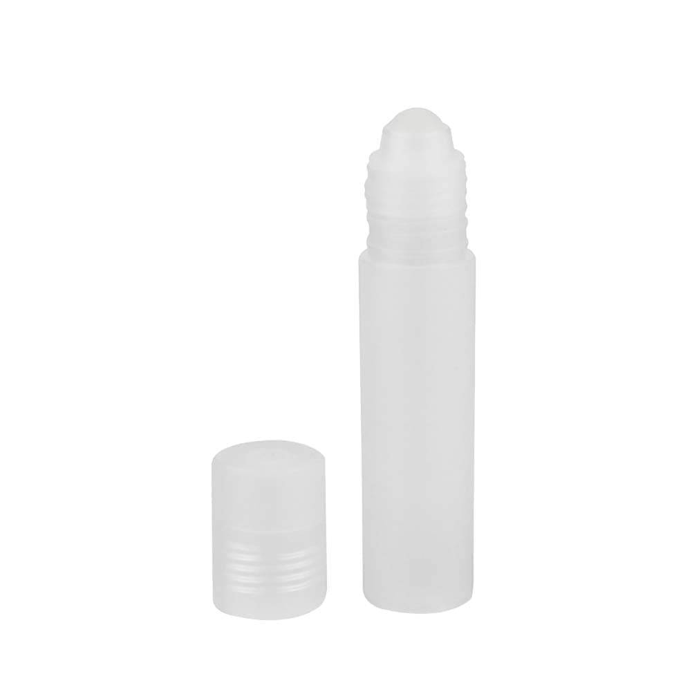5 Pcs Empty Refillable Roll On Bottles Plastic Roller Bottle Rollerball Bottles DIY Deodorant Containers with Plastic Roller Ball 30ml