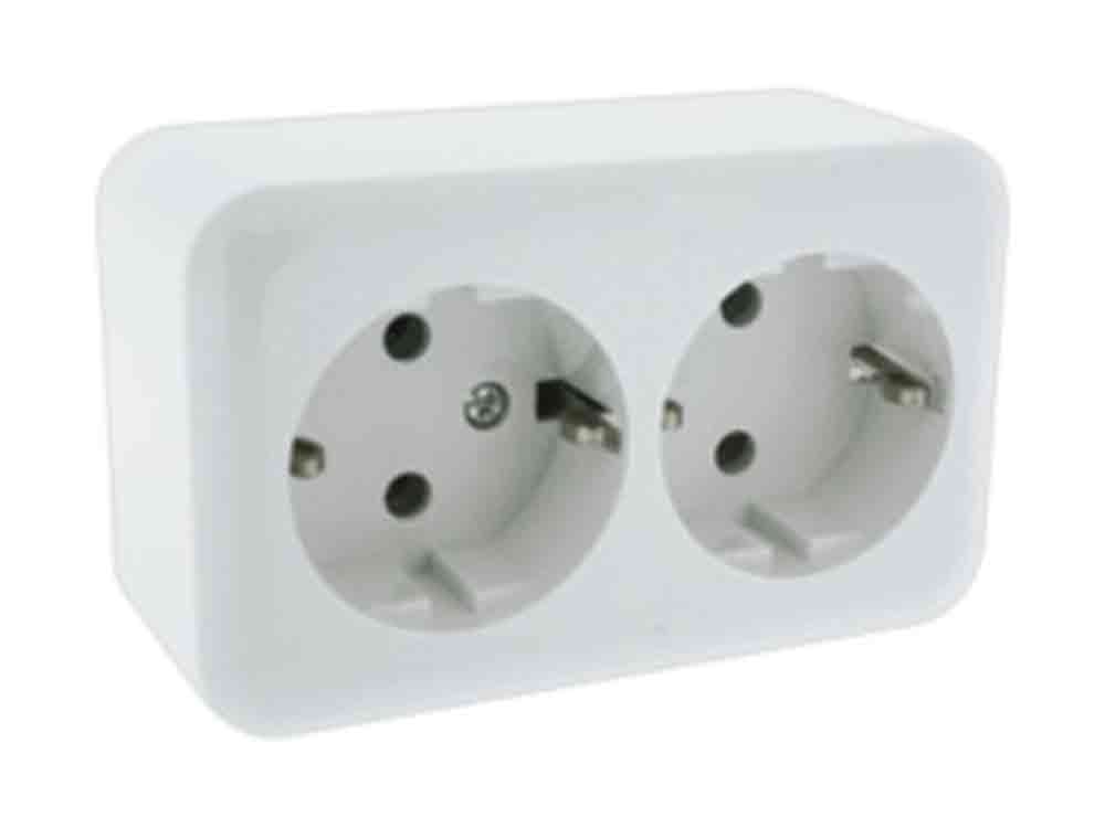 ElectroDH36470DBB DH 36.470/DB/B Double SCHUKO Base