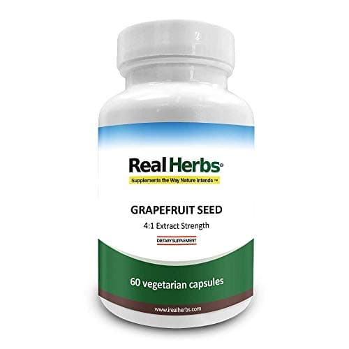 Real Herbs Grapefruit Seed Extract 4:1 700 milligrams - 60 Vegetarian Capsules