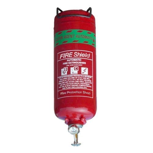 1kg Clean Agent Automatic Fire Extinguisher - FireShield