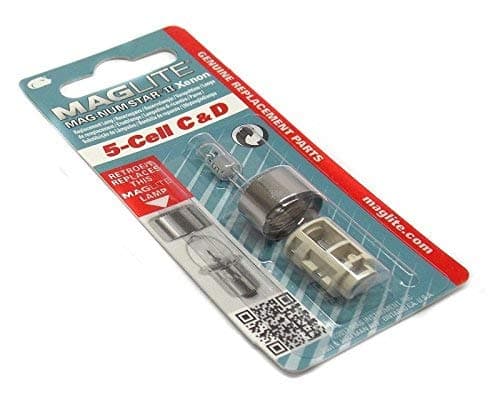Maglite Replacement Lamp For 5-Cell C & D Flashlight, 1 Pk
