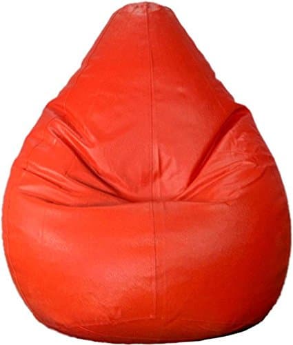 CADDYFULL Jumbo Size Bean Bag Without Beans (Red)