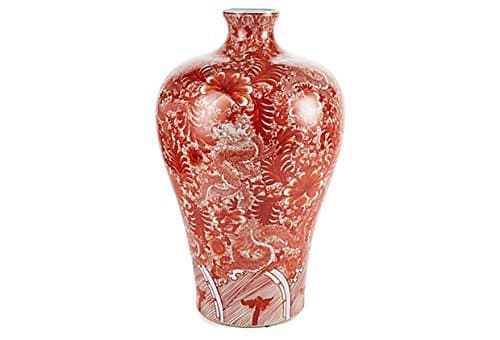 Cinnabar Mei Ping Vase