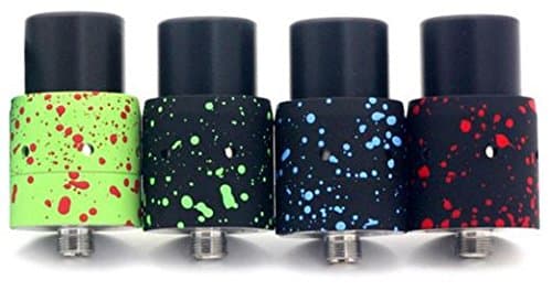 Velocity MINI RDA Clone Dripping Atomizer With Monster Competition Cloud Chaser Drip Tip Dual Coil (Black) (Black / Blue Zombie Splatter)