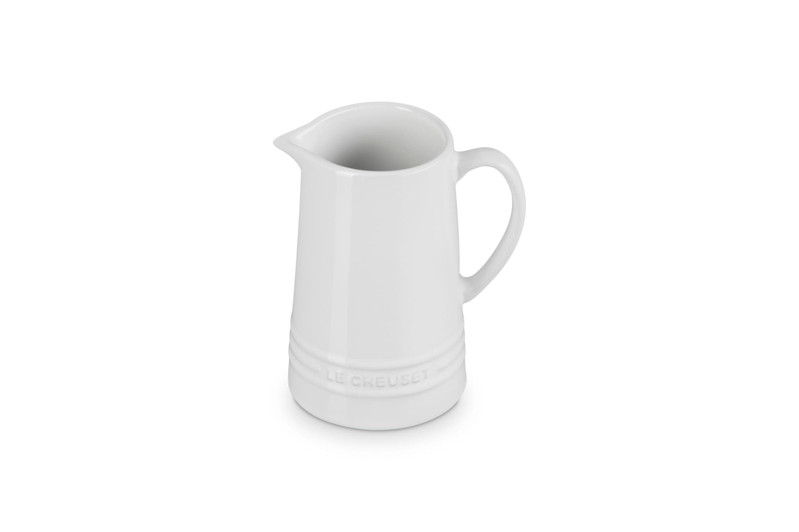 Stoneware Small Pitcher, 10 oz., White