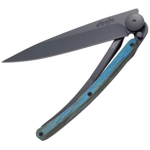 deejo Hetre Bleu Linerlock
