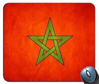 Marocco Flag Mouse Pad