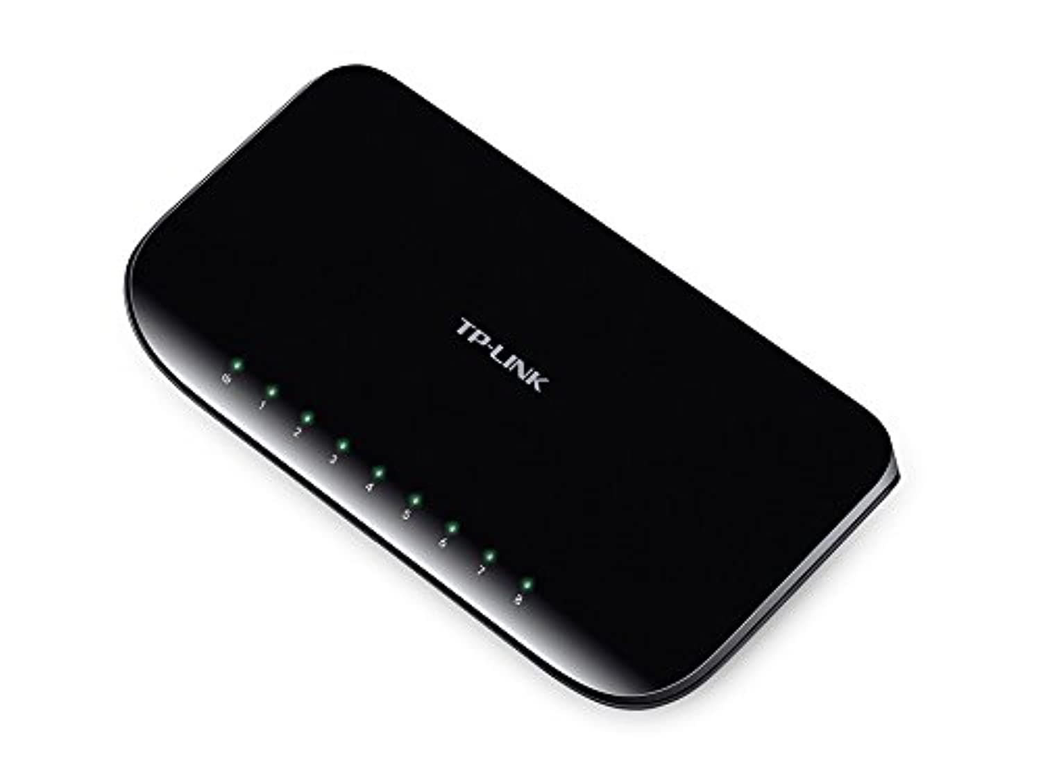 TP-Link8-Port Desktop Network Switch, Black, RJ45, Plastic Case