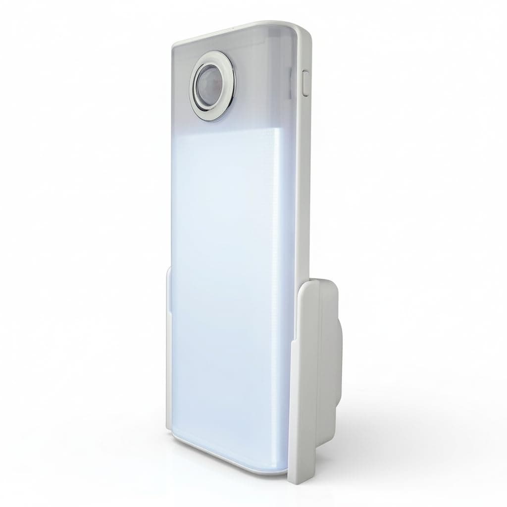 Rechargeable LED Emergency Torch & Night Light, Automatic Power Failure Light with Motion Sensor, Dual Nightlight Dusk-to-Dawn Modes, Induction Charging, Duo Lux