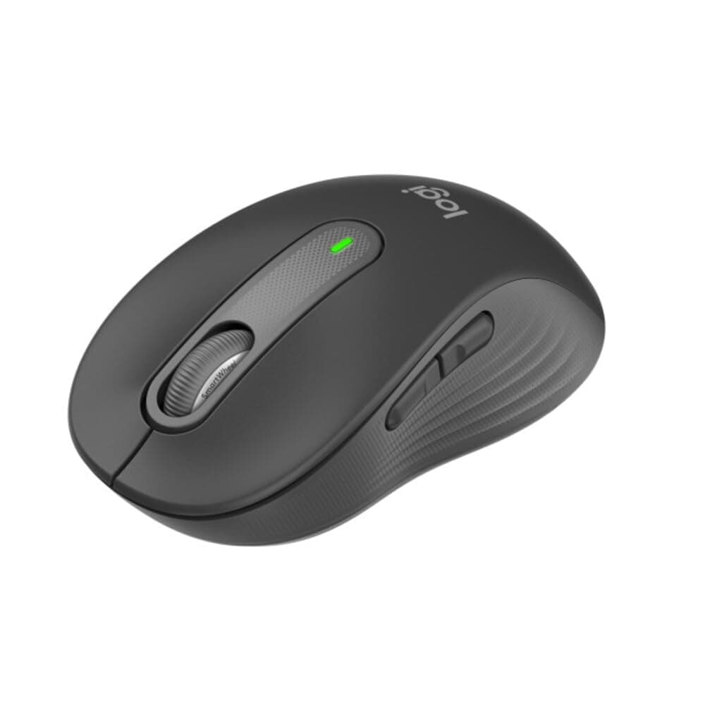 Signature M650 Wireless Mouse - For Small to Medium Sized Hands, 2-Year Battery, Silent Clicks, Customizable Side Buttons, Bluetooth, for PC/Mac/Multi-Device/Chromebook - Graphite