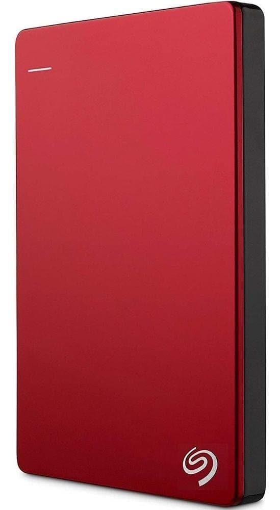Seagate Backup Plus Slim 2 TB USB 3.0 Portable External Hard Drive with Mobile Device Backup (Red) STDR2000103