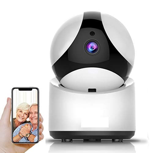 Wireless Security Camera, HD Home Security Surveillance WiFi Camera with Motion Detection, Pan/Tilt, Night Vision and Two Way Audio, Baby/Pet Monitor and Nanny Cam