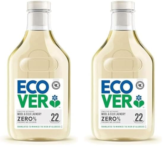 Zero Sensitive Laundry Liquid for Wool and Silk 1 Litre (Pack of 2)