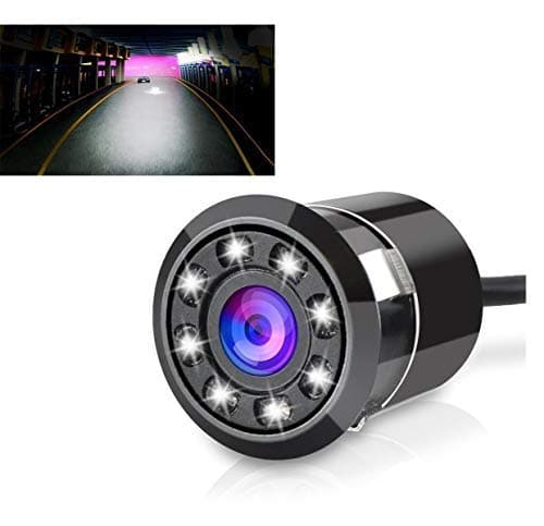 Enamic UK Car Rear View Reverse Parking Camera with HD Night Vision (8 LED) || Waterproof || 170 Degree Wide Angle || T-92