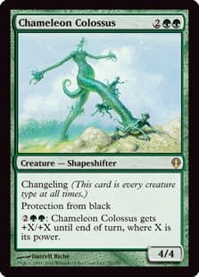 Magic The Gathering - Chameleon Colossus - Archenemy Singles