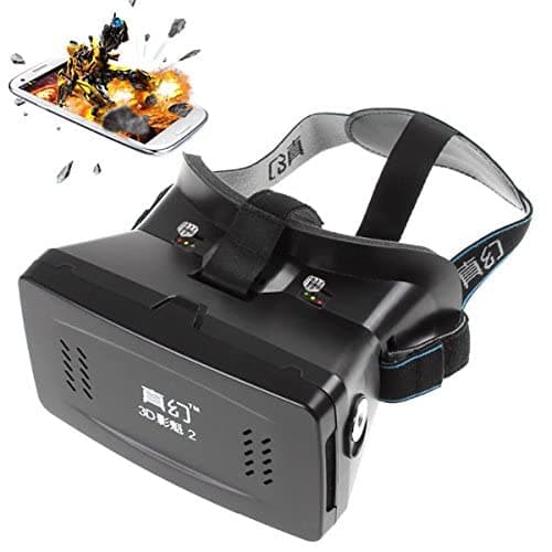 STORE99® RITECH II Head Mount 3D Version Virtual Reality Glasses Google Movies Games for 3. 5 to 6 Inch Smartphone