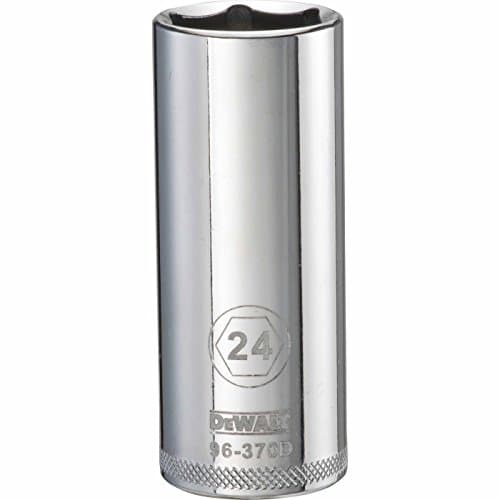 DEWALT 1/2" 6 PT Deep Socket 24MM