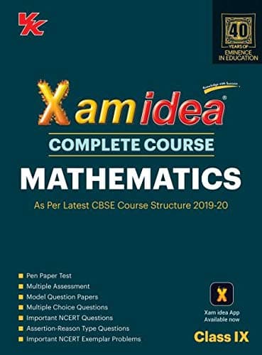 Xam Idea Complete Course Mathematics for CBSE Class 9 - 2020 Exam Paperback – 1 January 2019