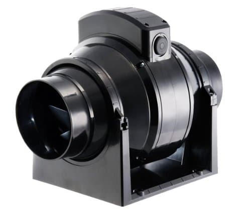 Mixed Flow 6" Inline Duct Fan Remote Switching 3 Speed Extractor