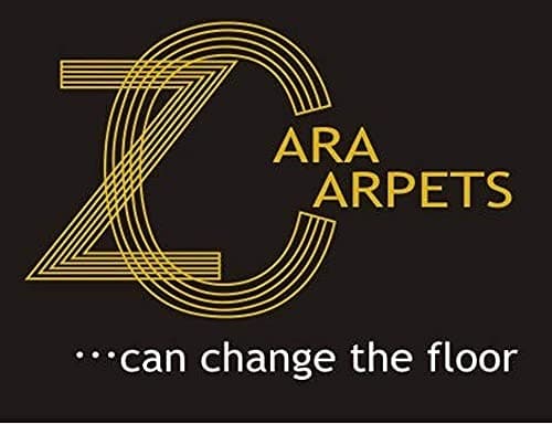 ZARACARPETS Solid Plain Exported Quality Hand Made Carpets and Rugs Size 4 Feet by 6 Feet (4x6 feet) White/Black Dotted