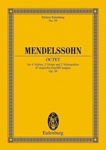Octet in E-Flat Major, Op. 20 (Edition Eulenburg) Paperback – June 1, 1985