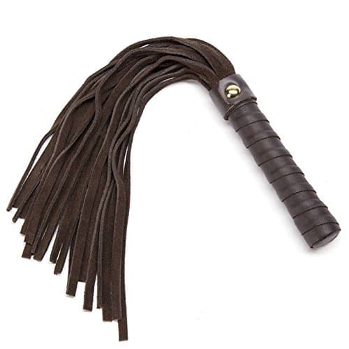 Coco de Mer Leather Small Flogger Brown