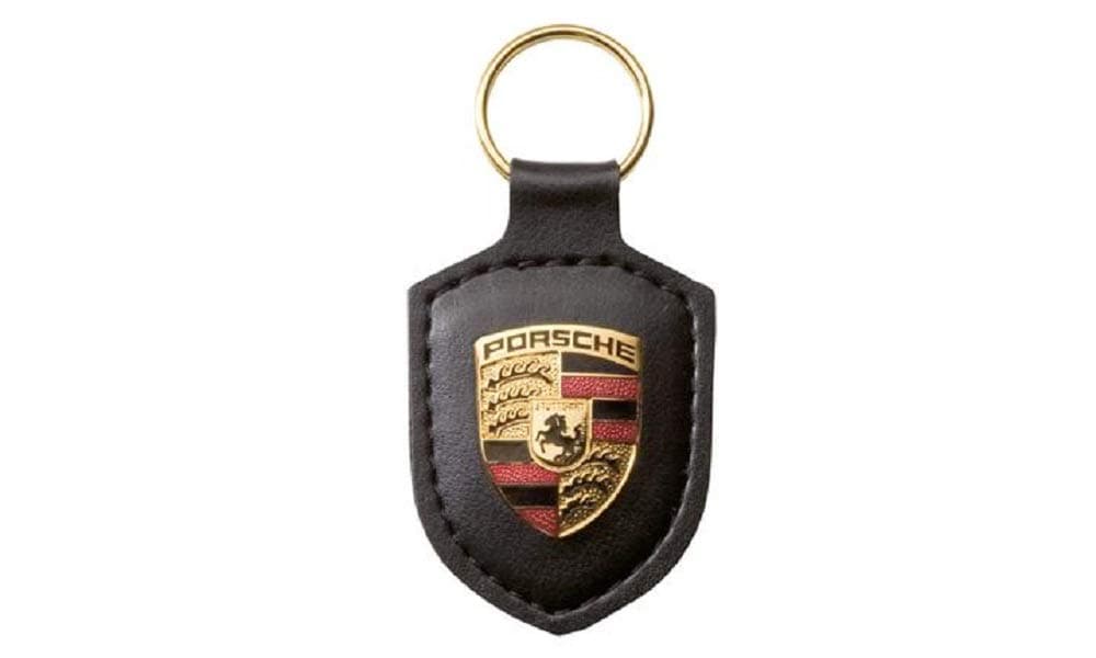 Crest Key Ring - Black