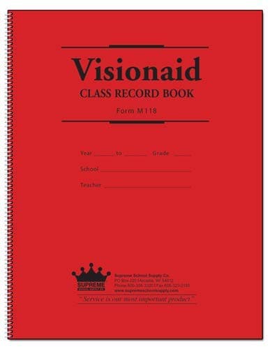 Visionaid Class Record Book