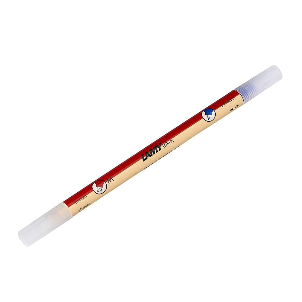 LAMY includes plastic ink eraser with eraser tip and correction tip - exclusively for erasing royal blue ink