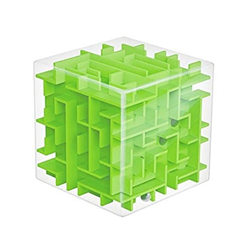 Trekbest 3D Magic Cube Puzzle Box Sequential Puzzles as Birthday Gift (Green)