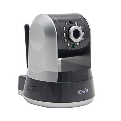 TZ100 HD Wireless IP/Network Security Camera, Remote Live View, Capture Picture and Video Clip, Pan & Tilt, Plug&Play, with Two-Way Audio and Night Vision, Motion Detection with Alert (Silver)