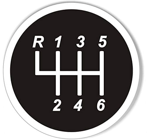 Save Our Manual Transmissions Gear Shift Pattern Bumper Sticker