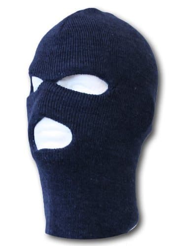 Face Ski Mask 3 Hole Navy