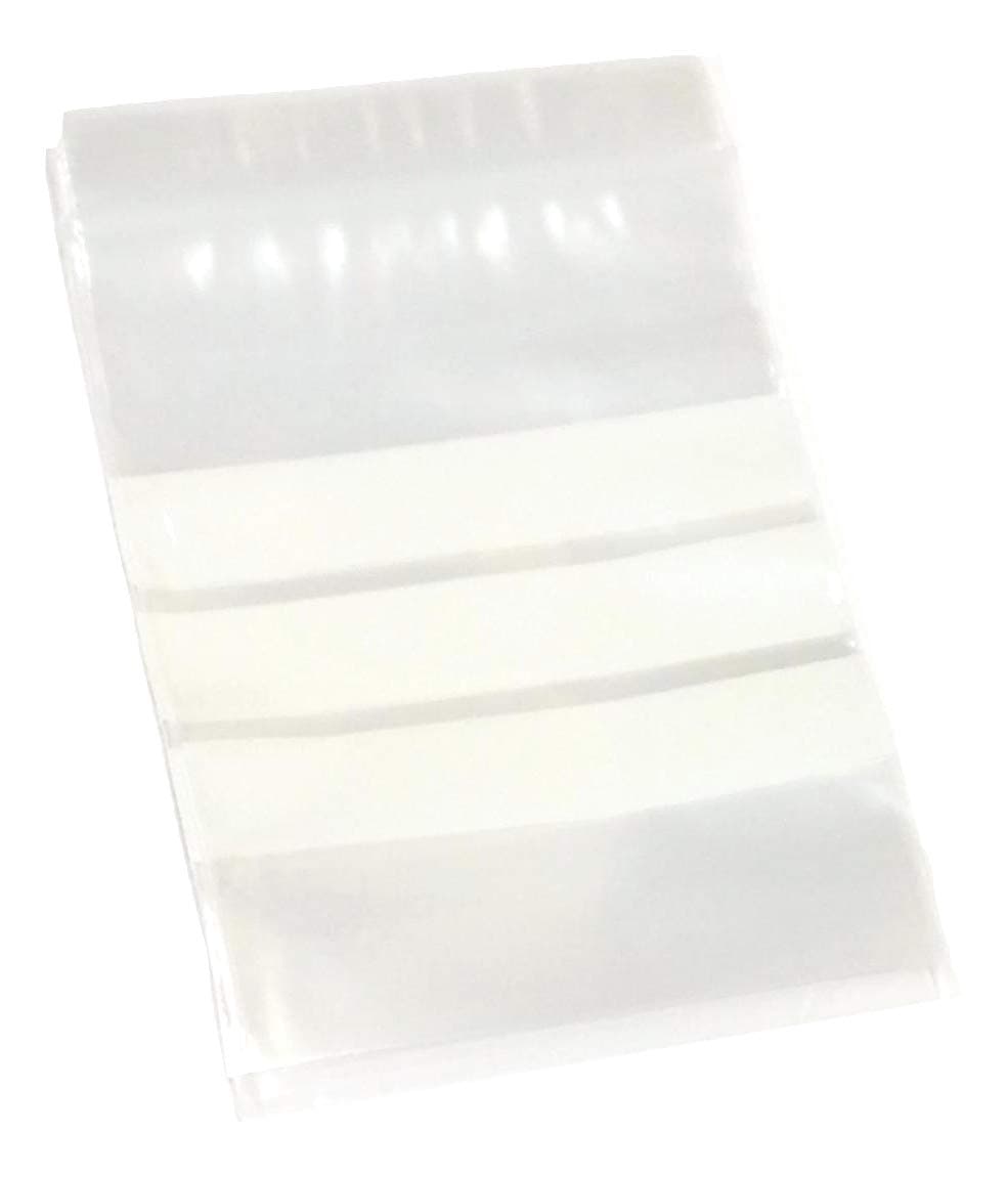 100 Write On Panel 6" X 9" Large Grip Seal Bags Clear Plastic Resealable Bags Reusable Strong Zip Lock Bags Polythene Packaging Ziplock Pouches for Food, Jewellery, Sweets, Candy Storage