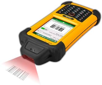 Getac PS336 1D Laser Barcode Scanner Top Cap Reader