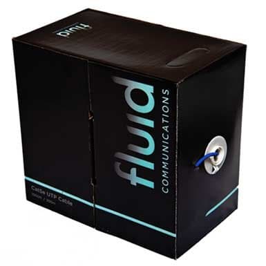 Cat5e 1000ft UTP Solid Blue