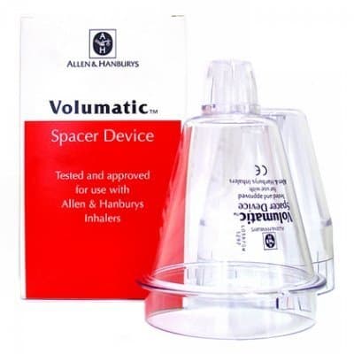 Volumatic Spacer Device,for use with Allen & Hanburys inhalers by Glaxo